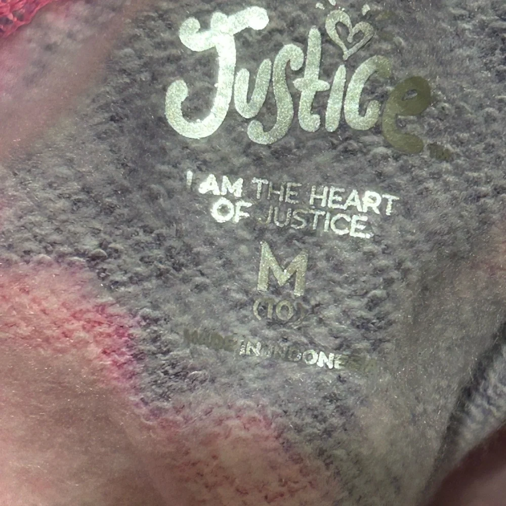 Justice Pink and Purple Tie-Dye Hoodie
